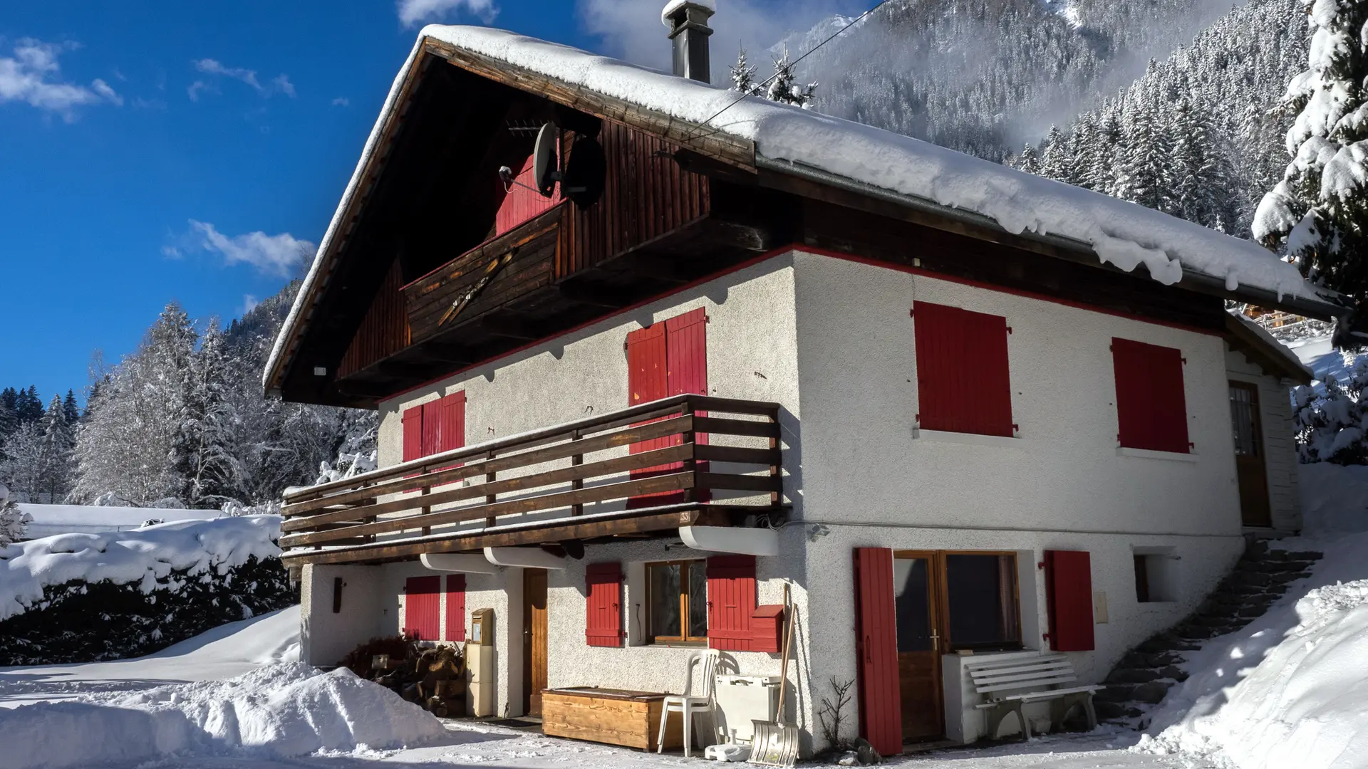 Chalet avec Vue Pez Hiver