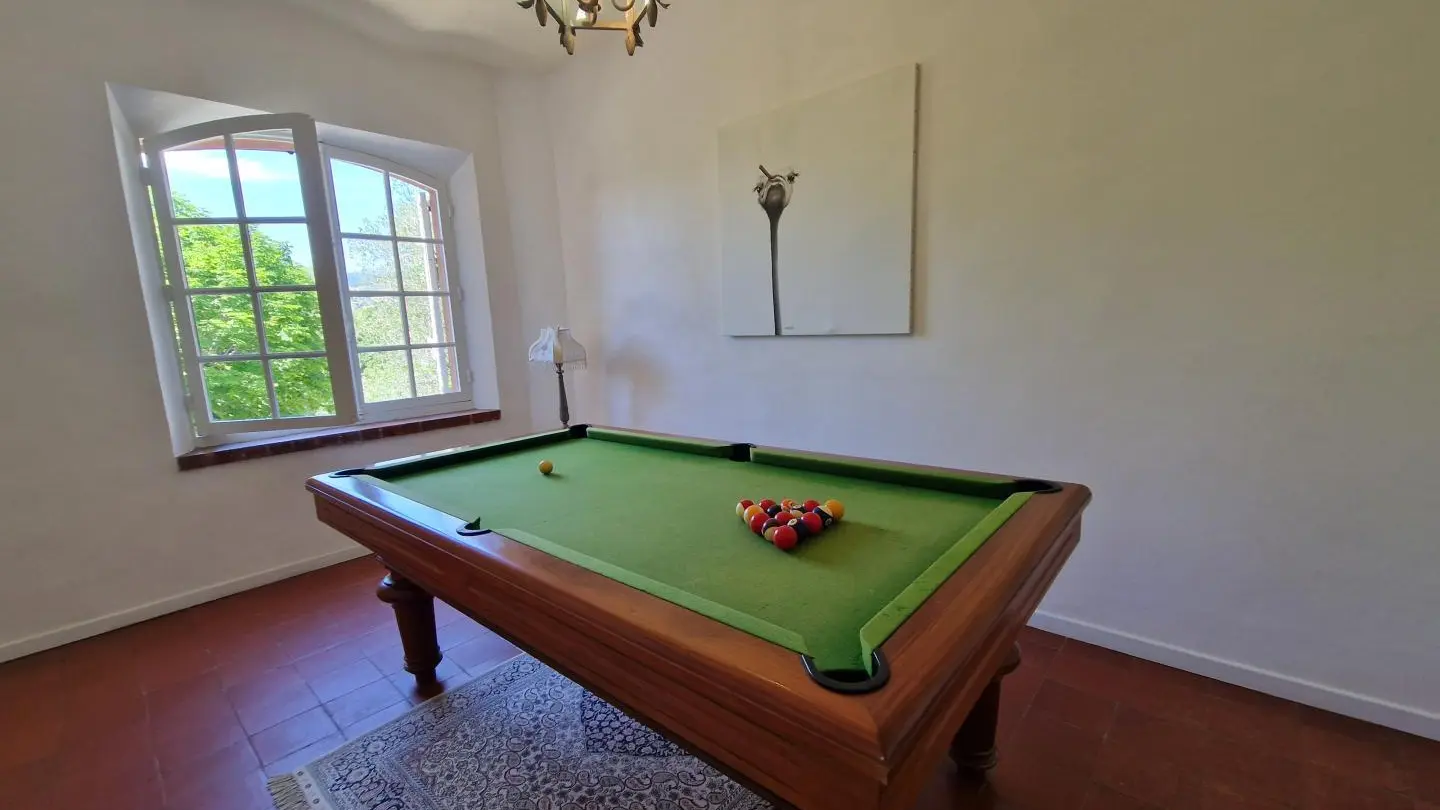 Gîte le Mas du safran-GRASSE- Salle de billard -Gîtes de France Alpes-Maritimes