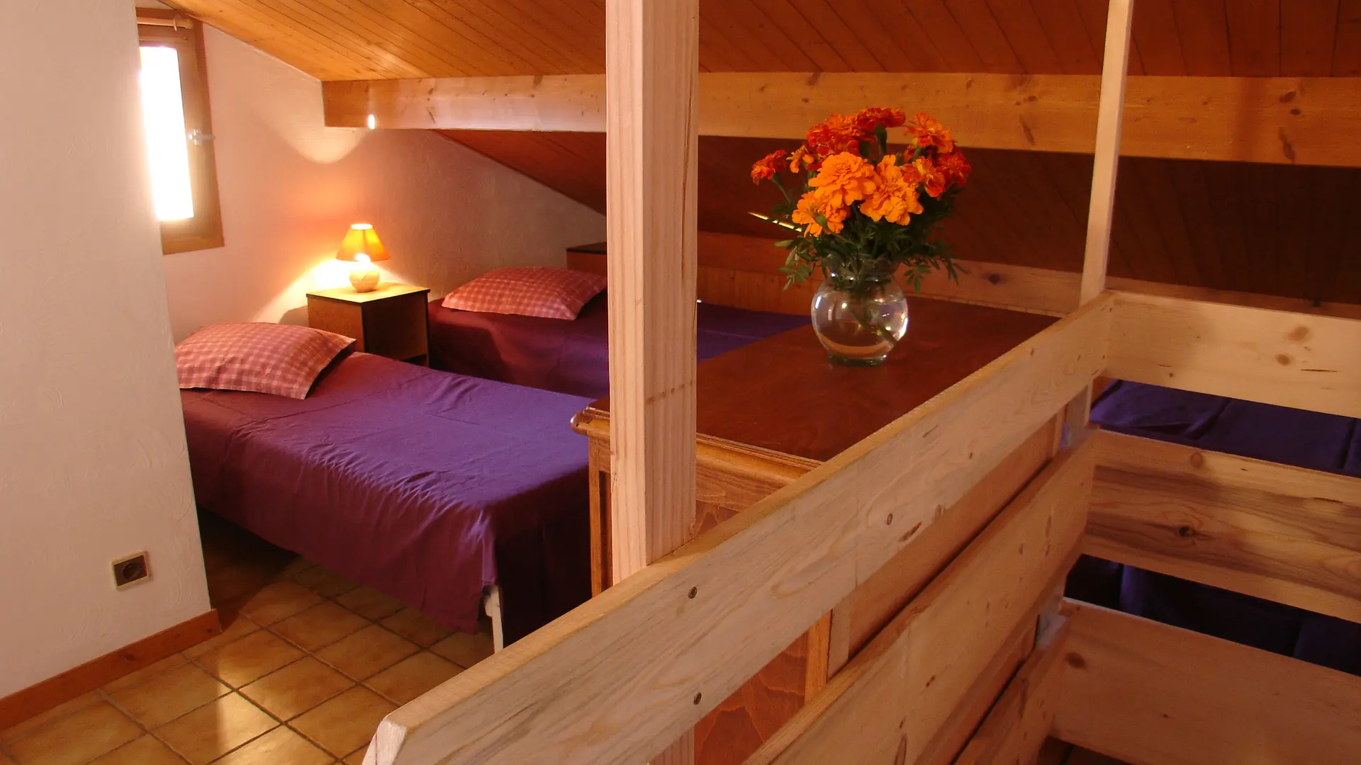 Chambre duplex 2 lits