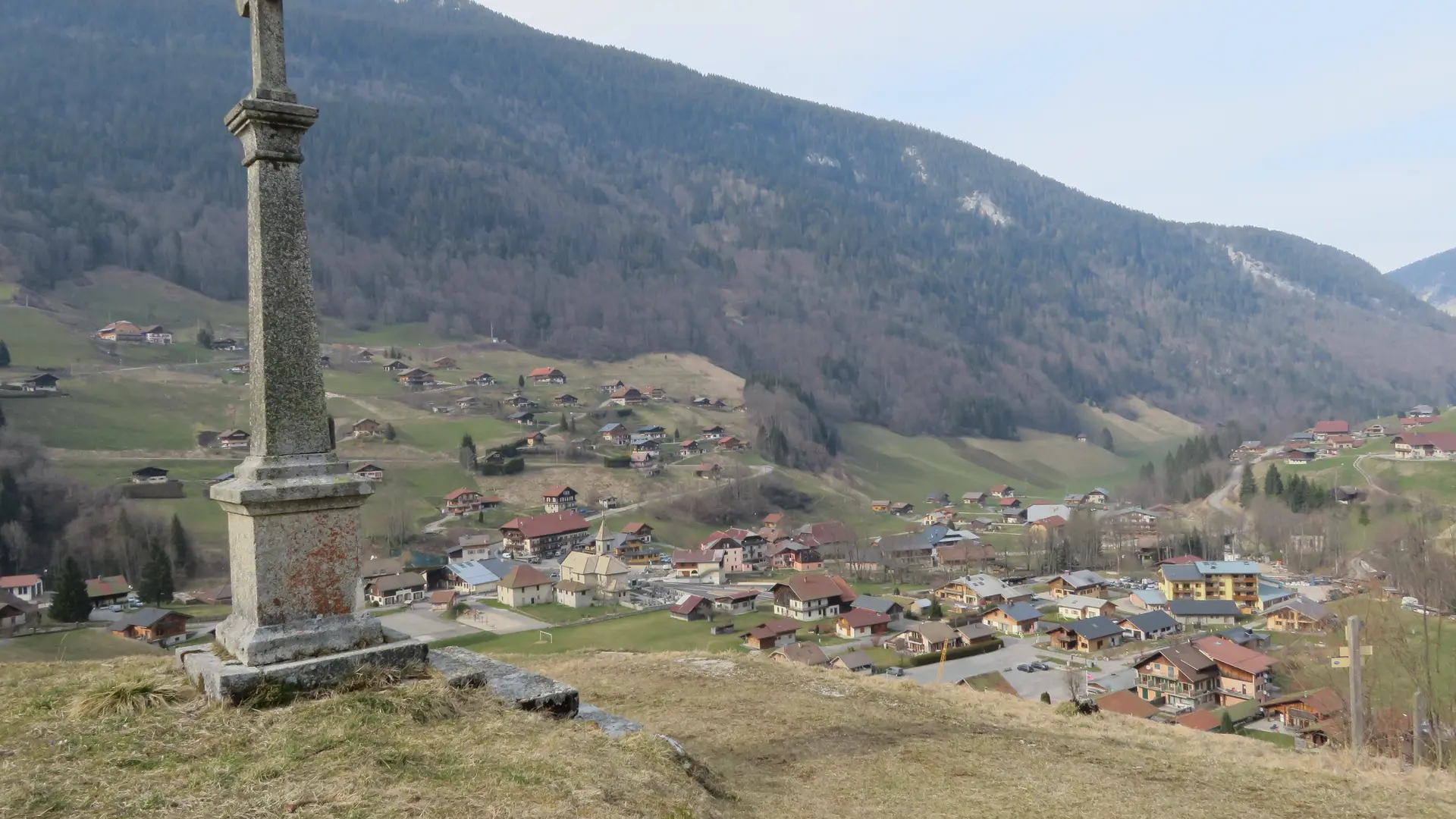 Vue sur le village