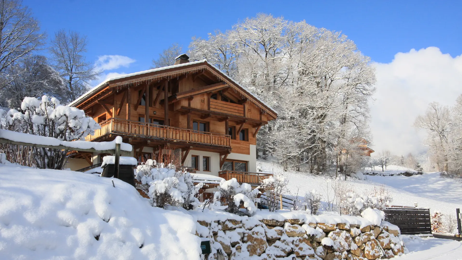 le chalet l'hiver