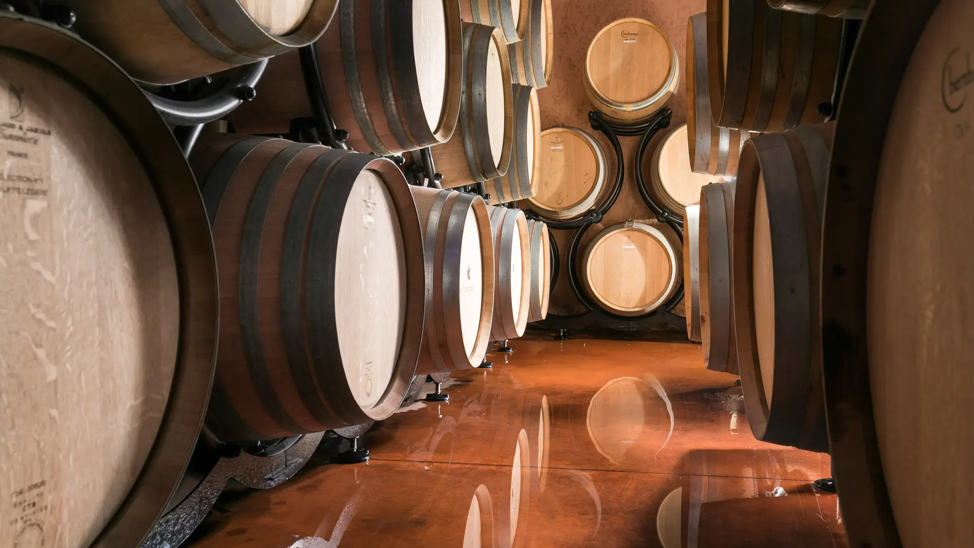 Les barriques Château Les Valentines La Londe les Maures