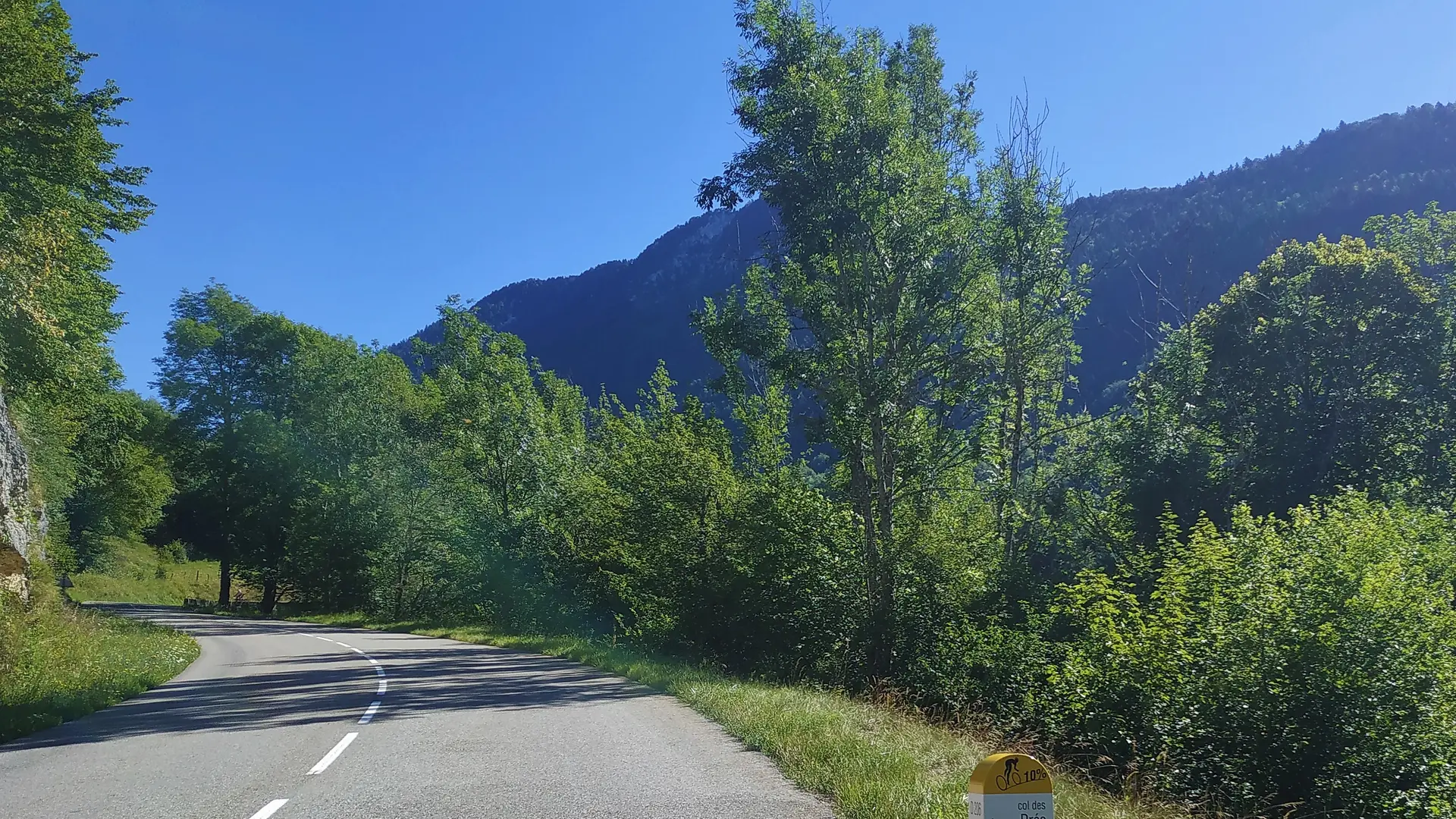 Montée du col