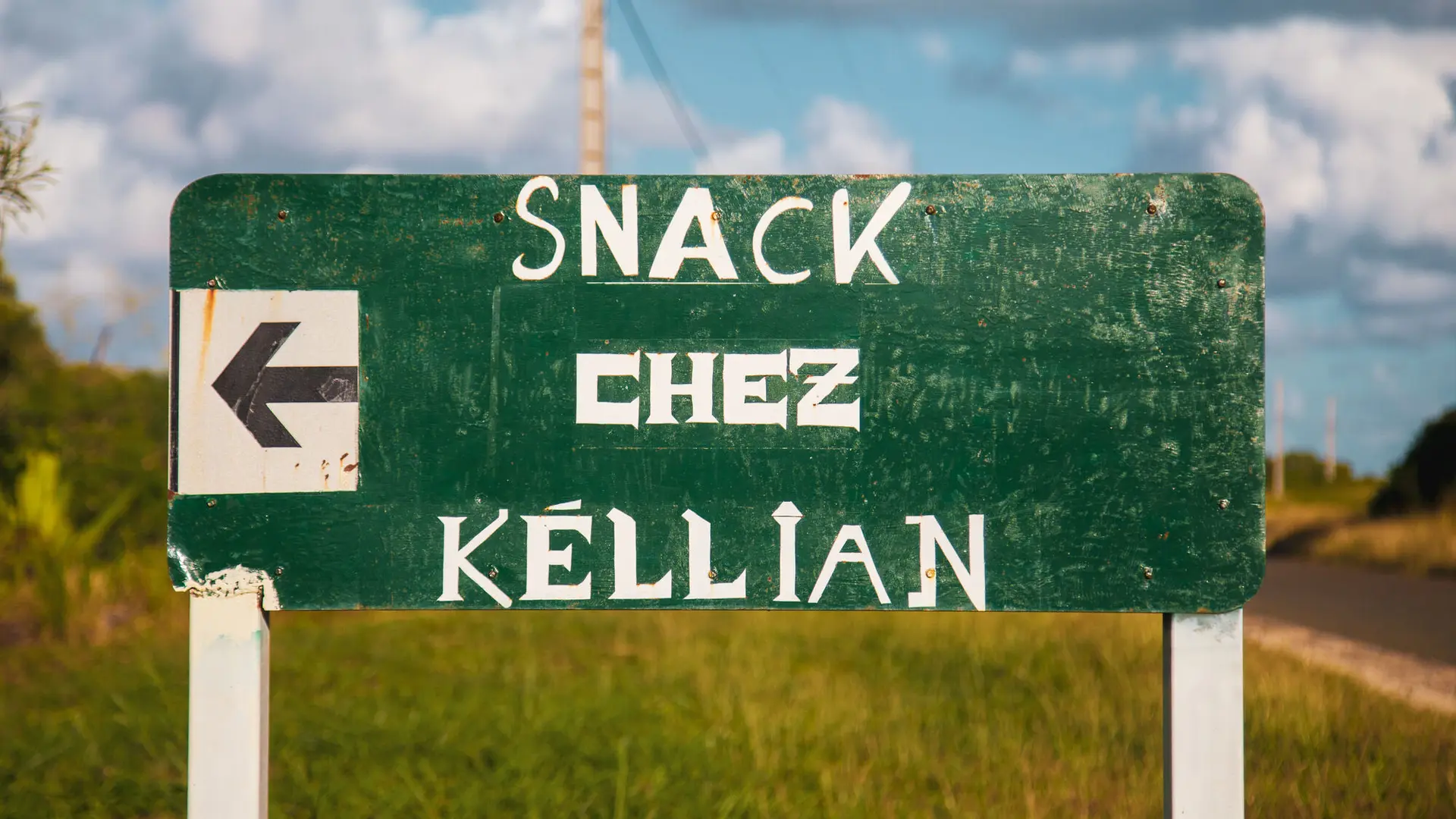 Panneau de Direction - Snack Chez Kellian