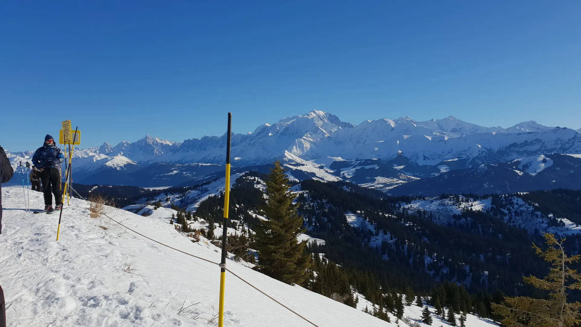 Vue des pistes
