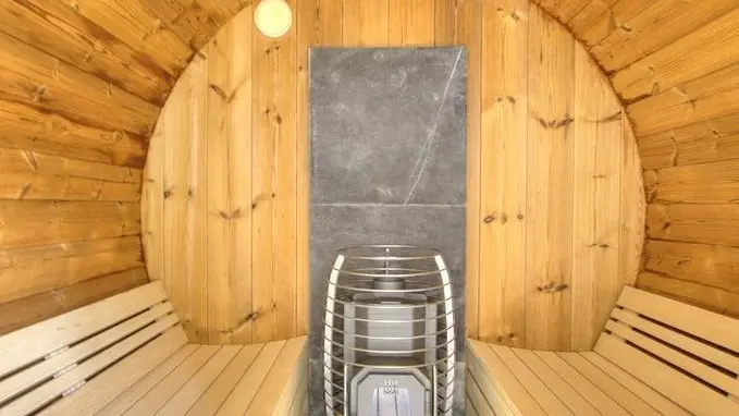 Sauna proposé dans la location.