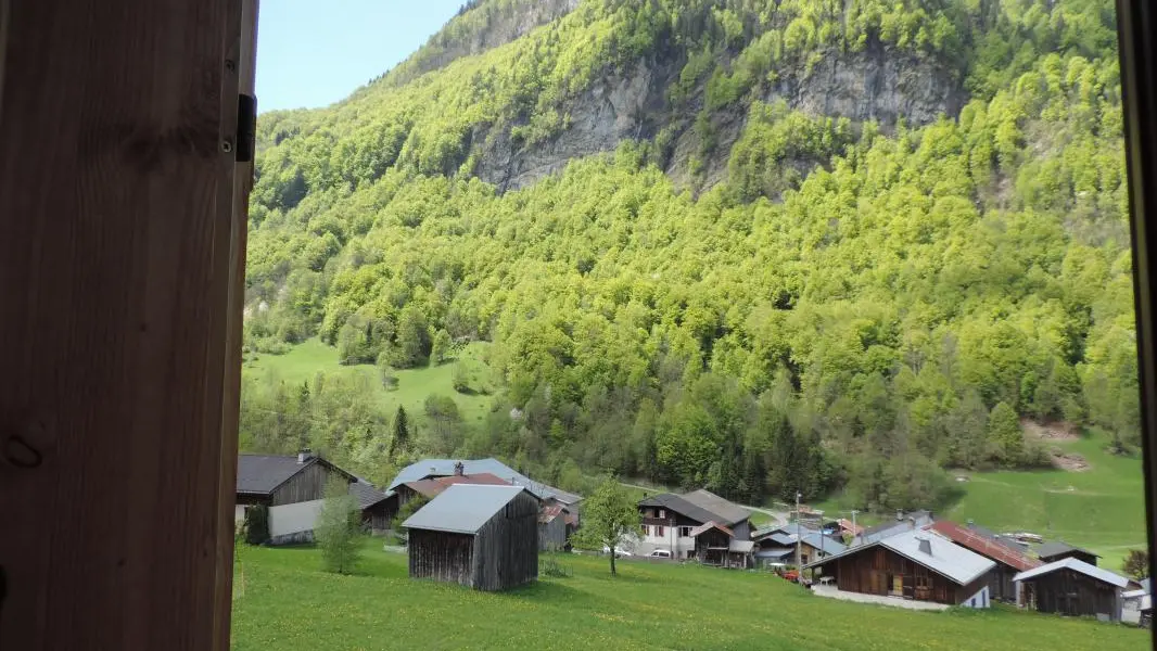 Vue depuis une chambre à l'étage