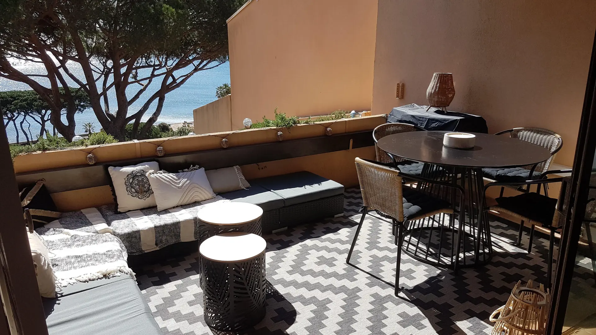 Terrasse vue mer