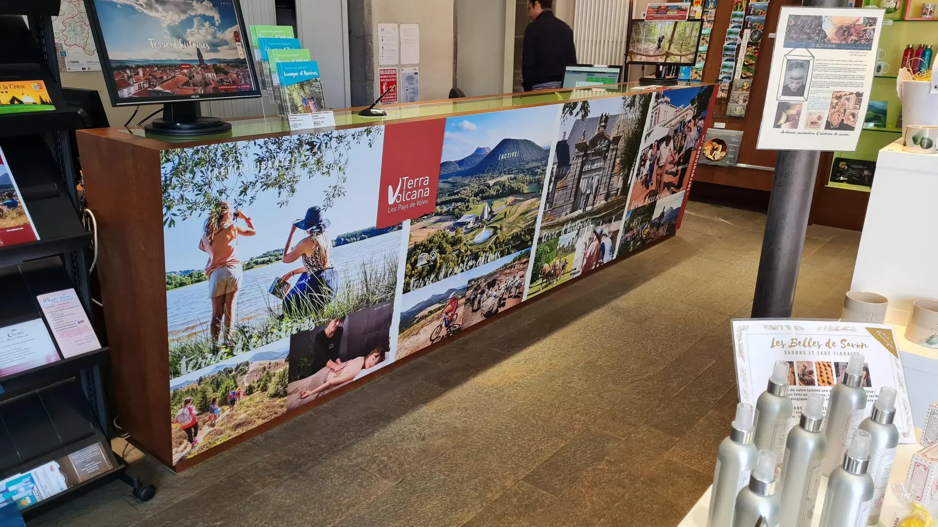 Espace accueil de l'Office de Tourisme de Riom