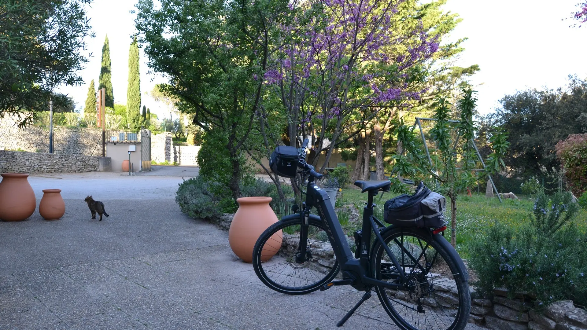 Entrée et vélos