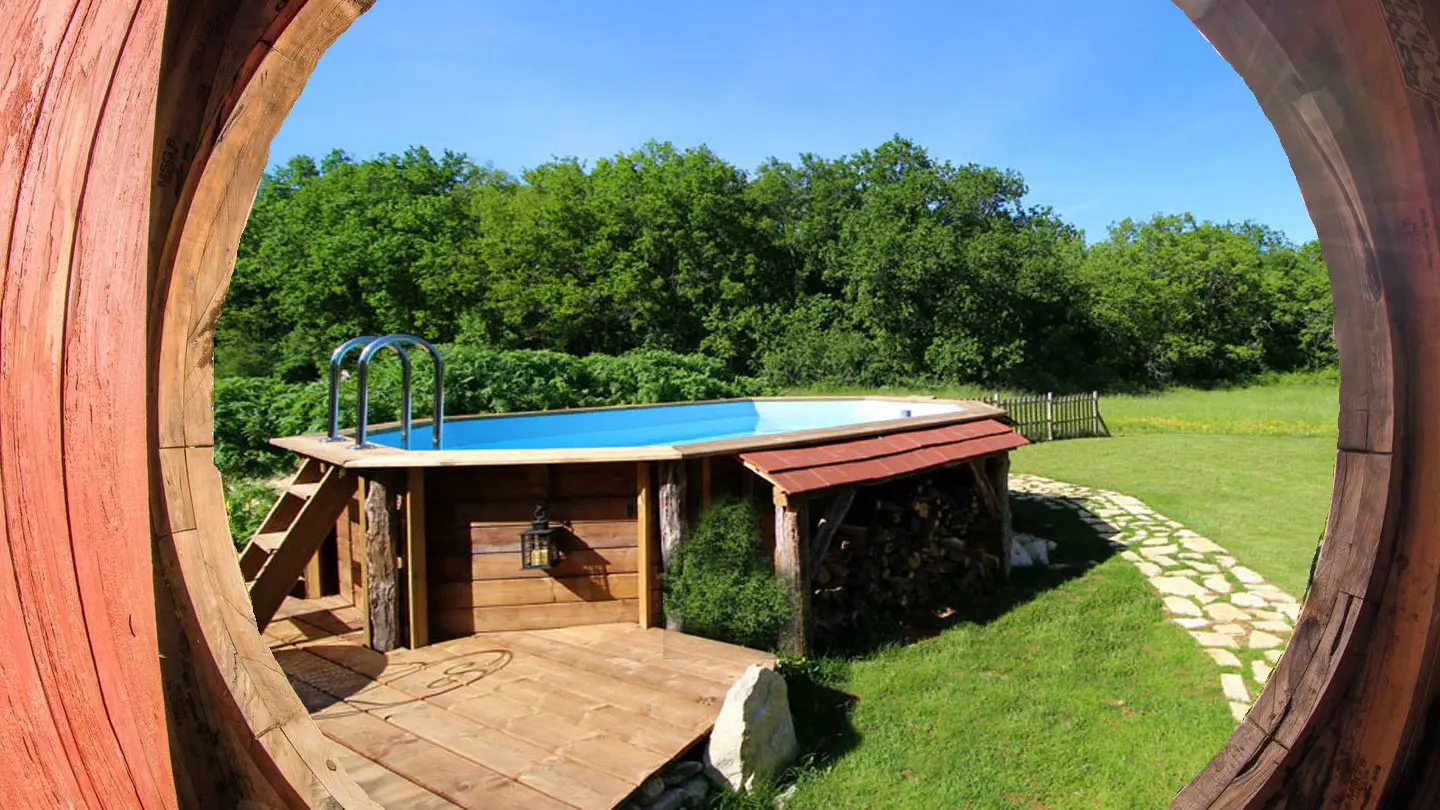 Maison de hobbit au mas de saillac