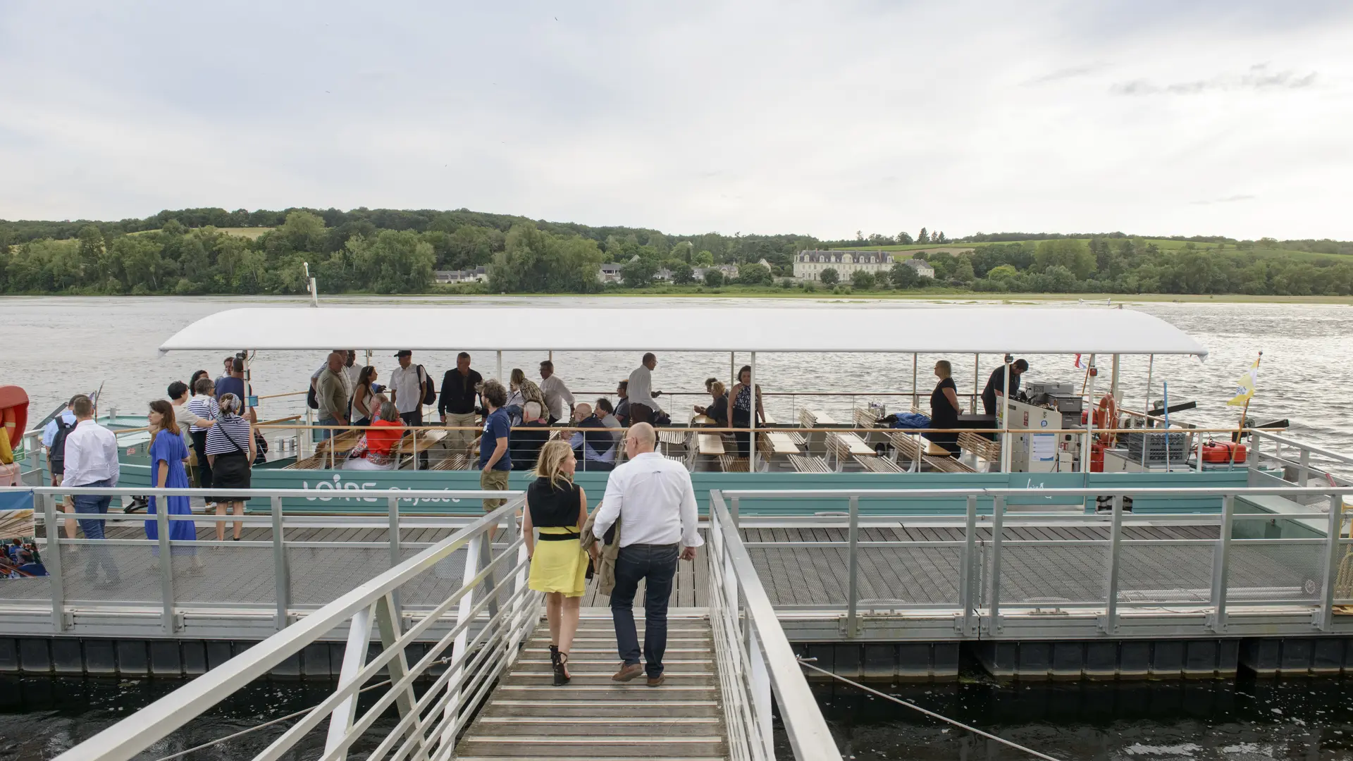 Embarquement au port Saint Maur