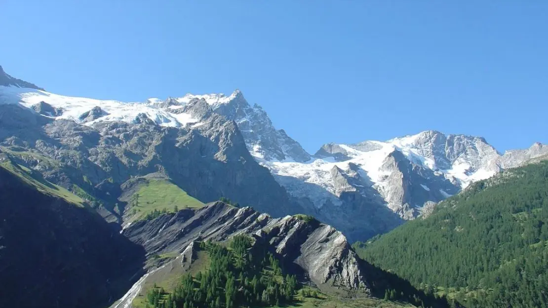 Vue sur la Meije - Le Sérac - La Grave