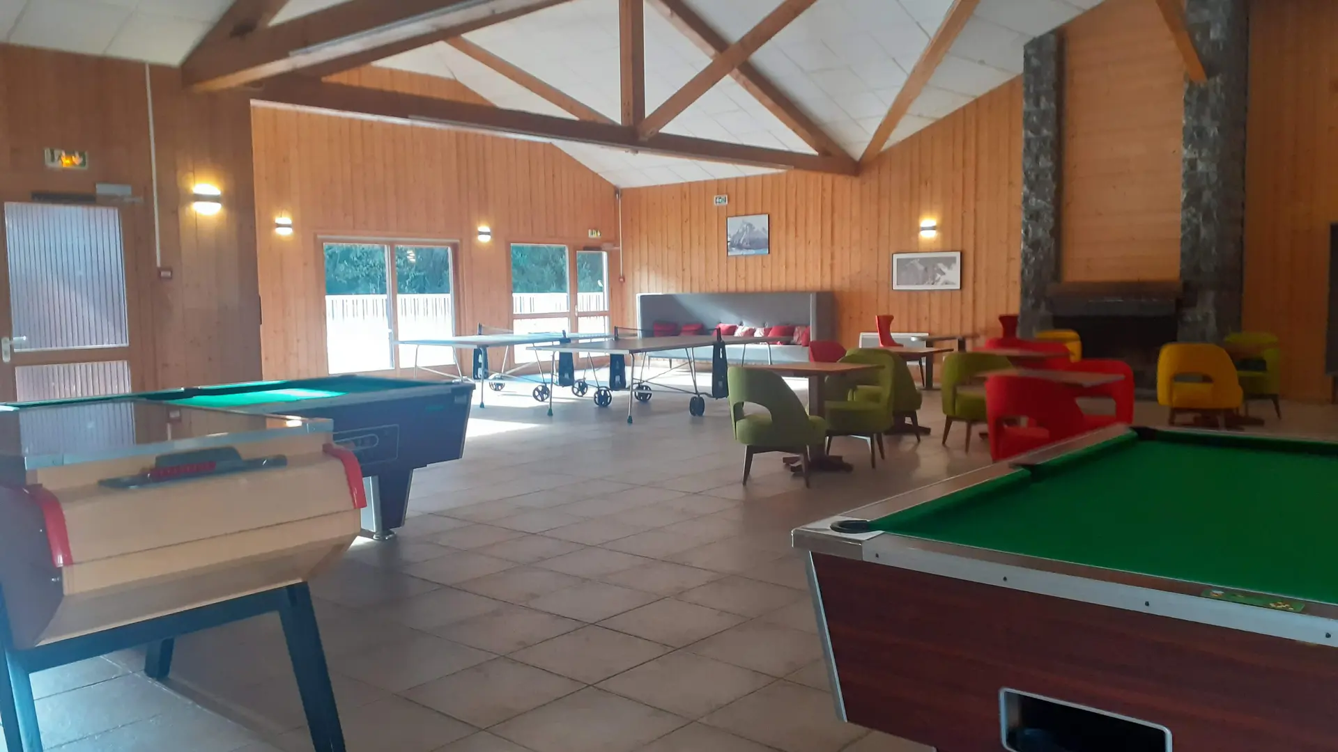 Accueil et espace jeux