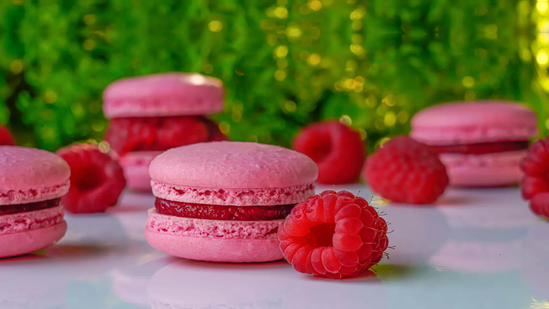 Notre atelier Macarons framboise