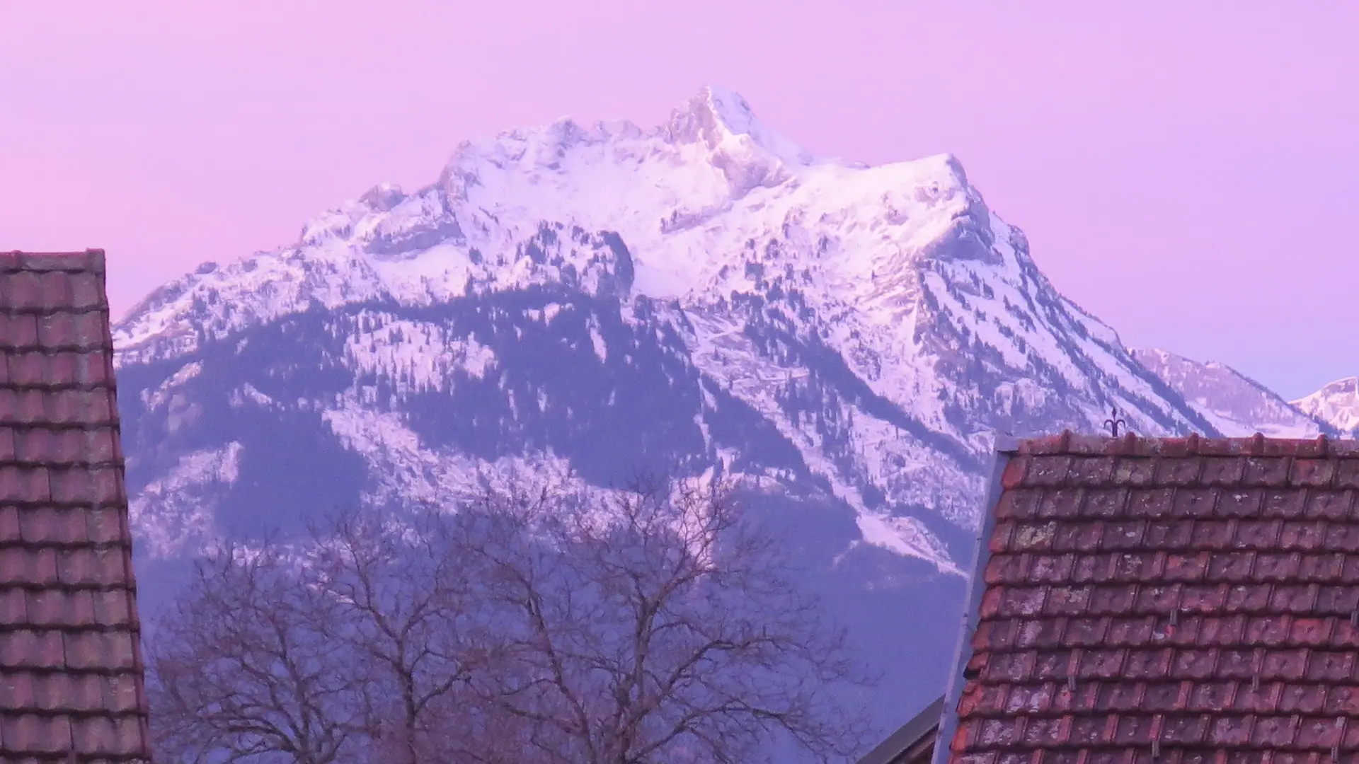 Vue mont Charvin - La petite maison - Le Bouchet Mont Charvin, Haute-Savoie