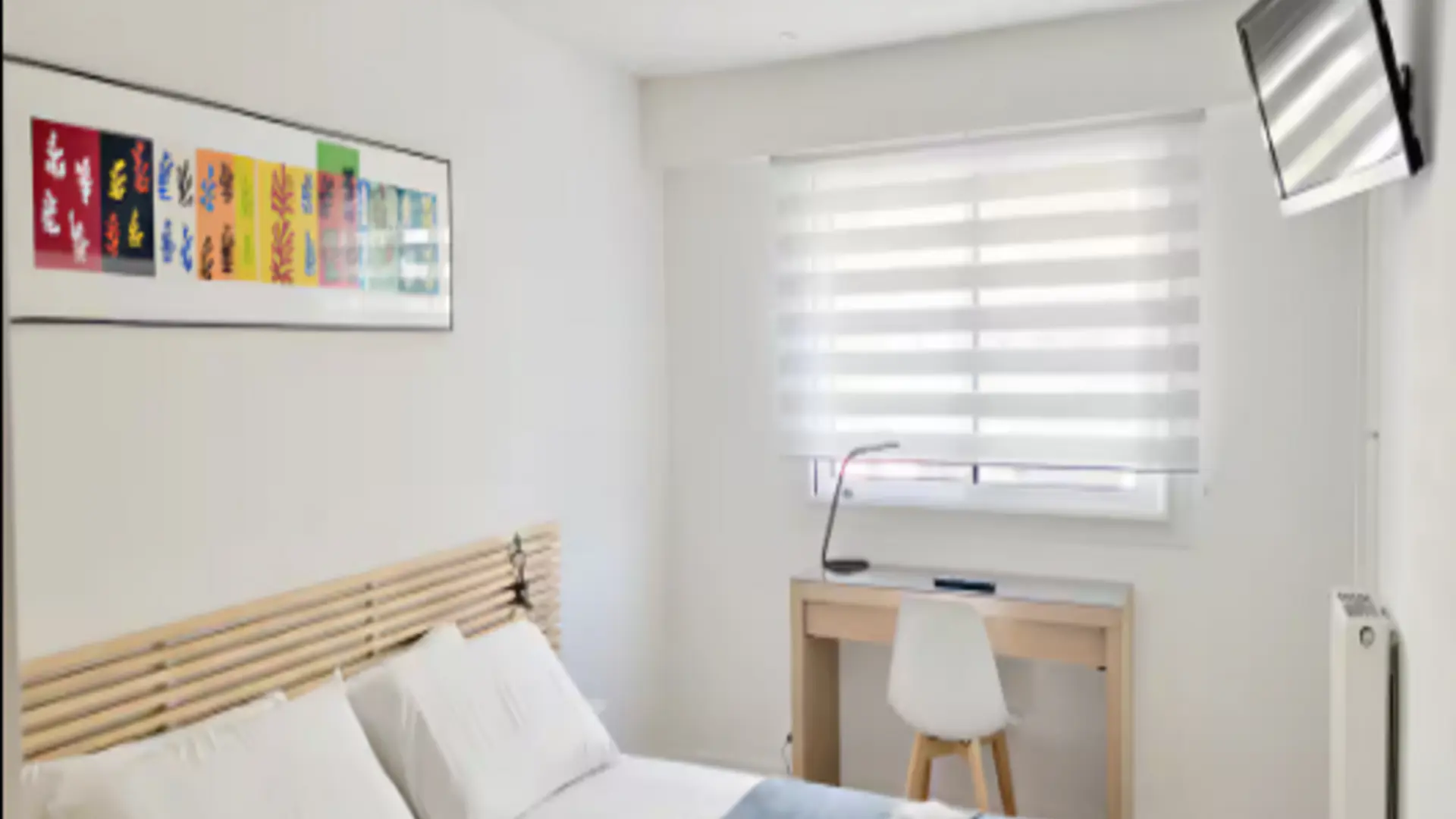 chambre lit double queen size