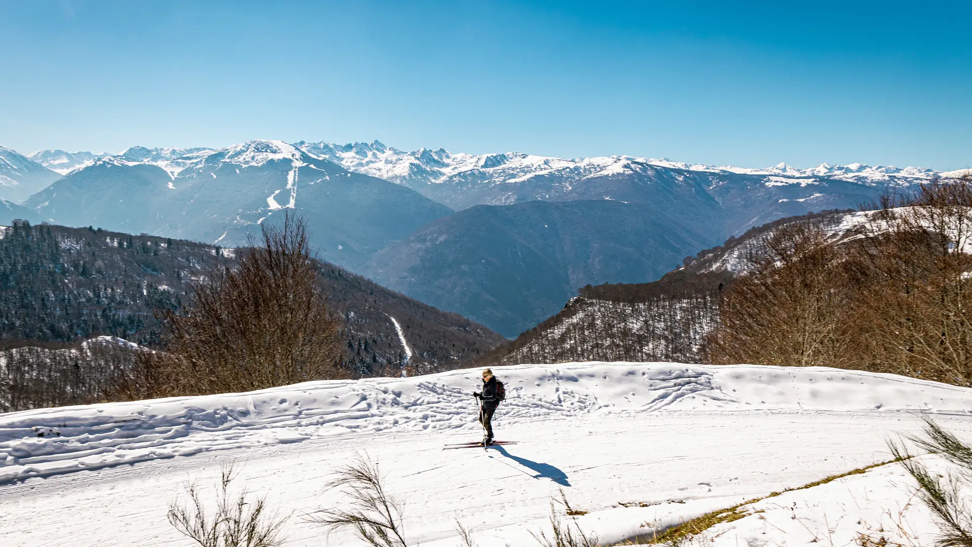 ski nordique en solo