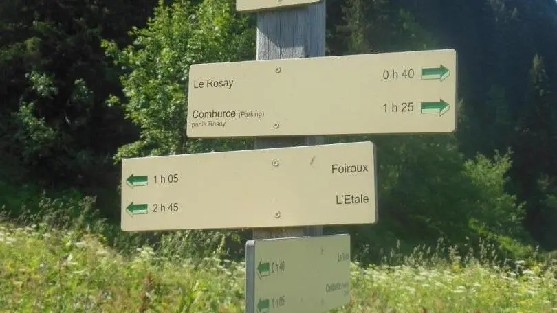 Des sentiers balisés