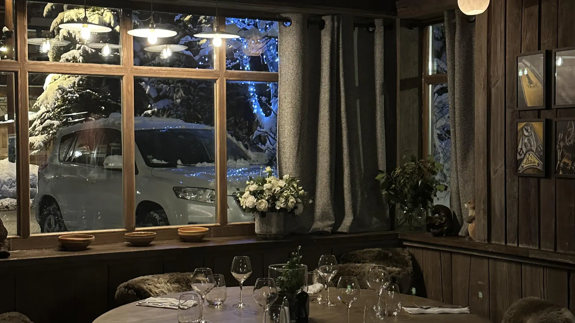 Salle intérieure - Restaurant l'Alpin Val d'Isère