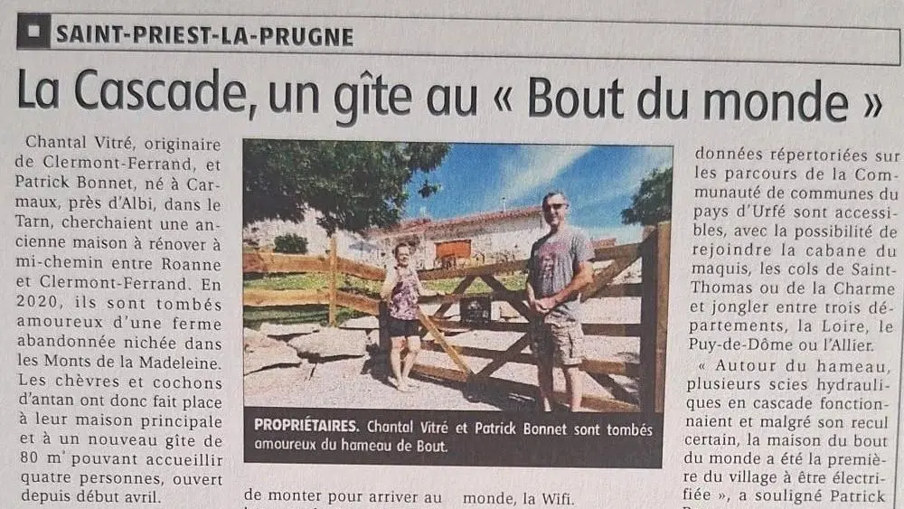 Article de J.COHAS - 07/2025 par l'Hebdomadaire Le Pays Roannais