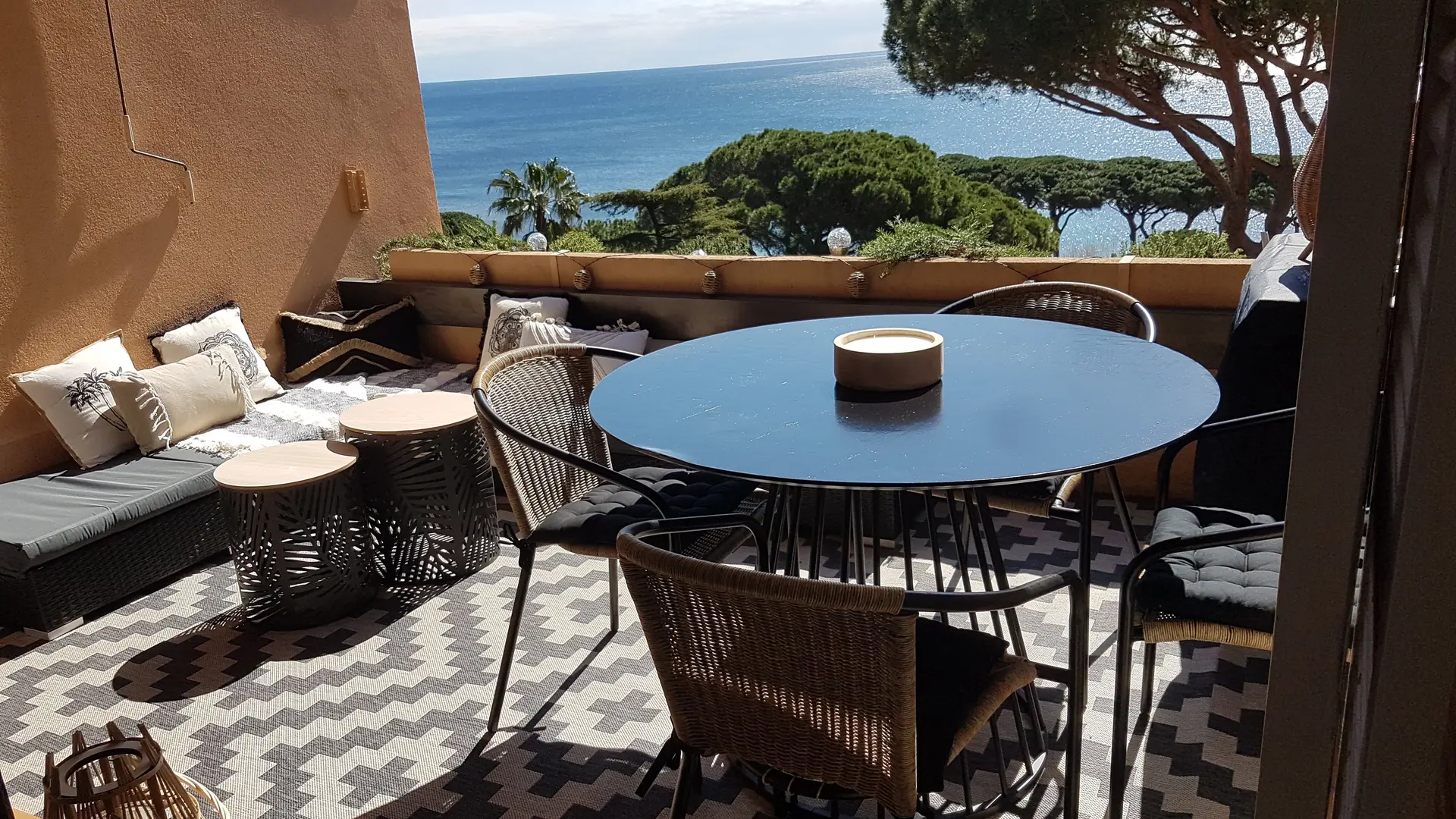 Terrasse vue mer