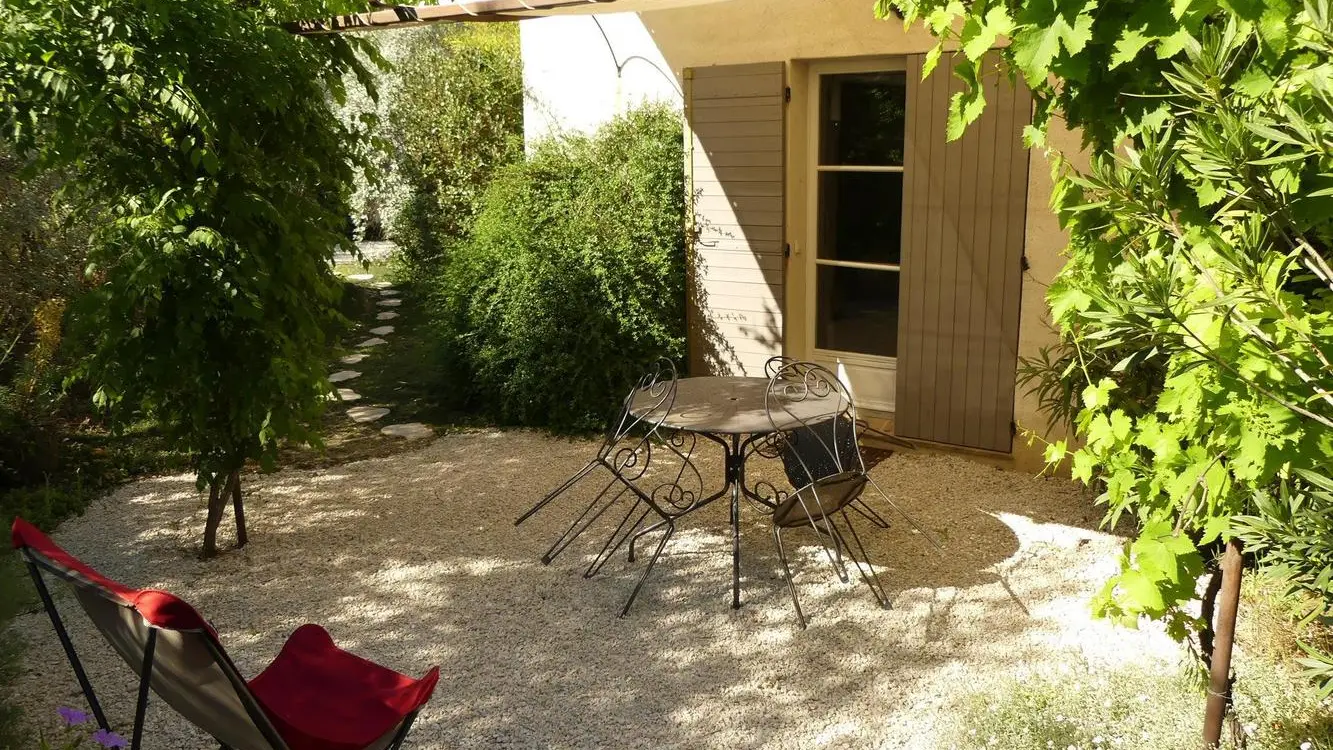 Terrasse de la chambre Lilas