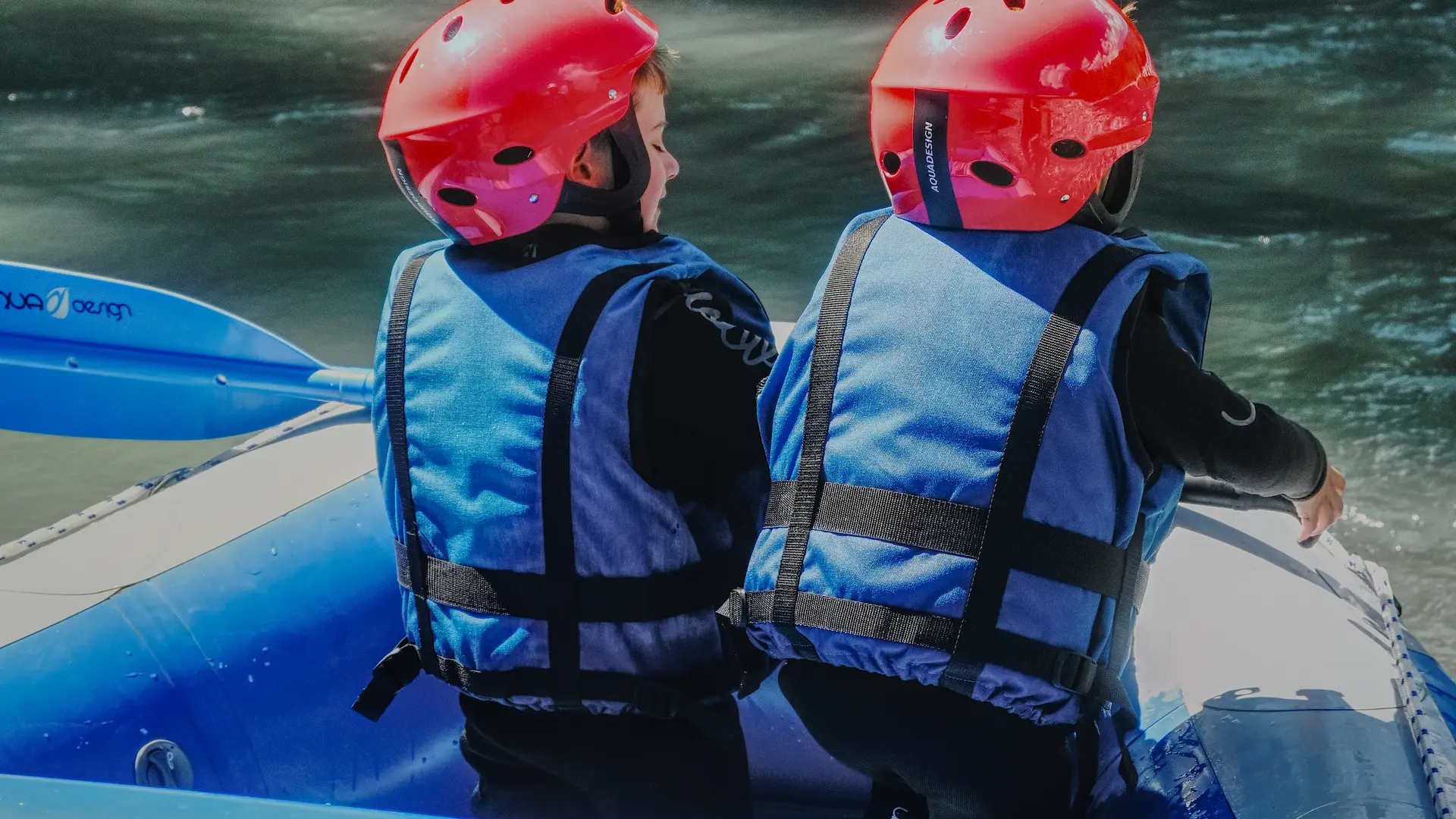 Children on the boat