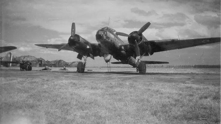 Junkers 88 N° 6 piloté par Pierre Mazières - © Souvenir Français