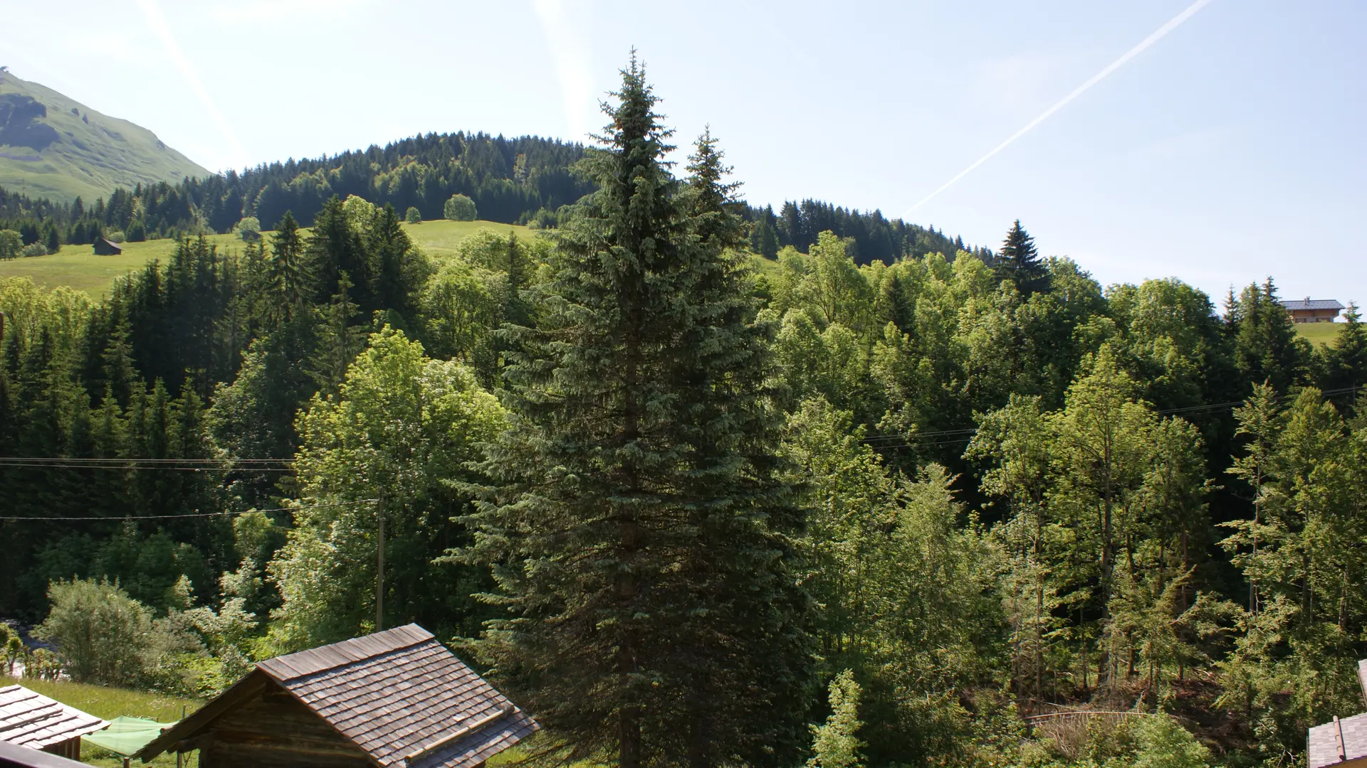 Vue du balcon été/ Summer view of the balcony - Touvière n°7 - Le Grand-Bornand