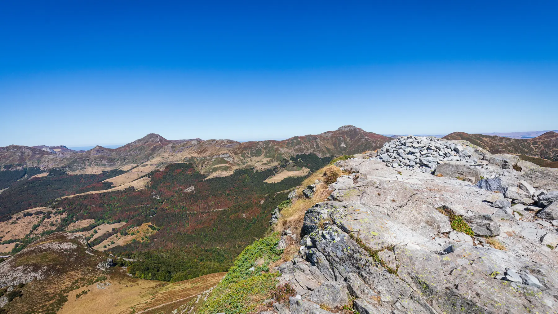 En haut du Puy Griou