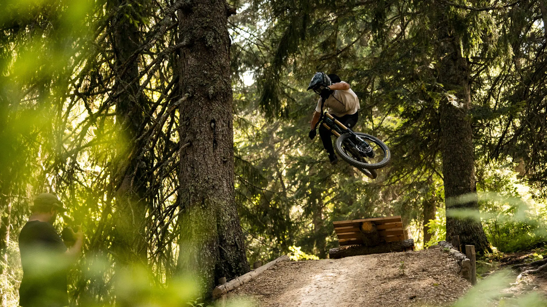 Piste VTT Coup de fouet du Bike Park de Châtel