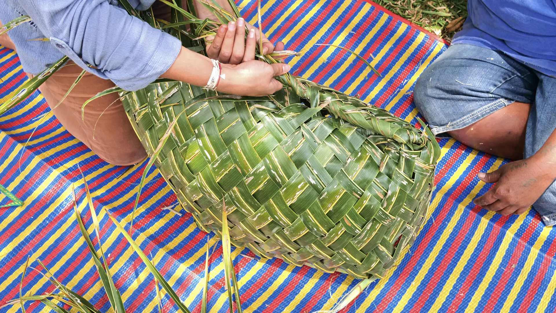 Traditional Kanak weaving