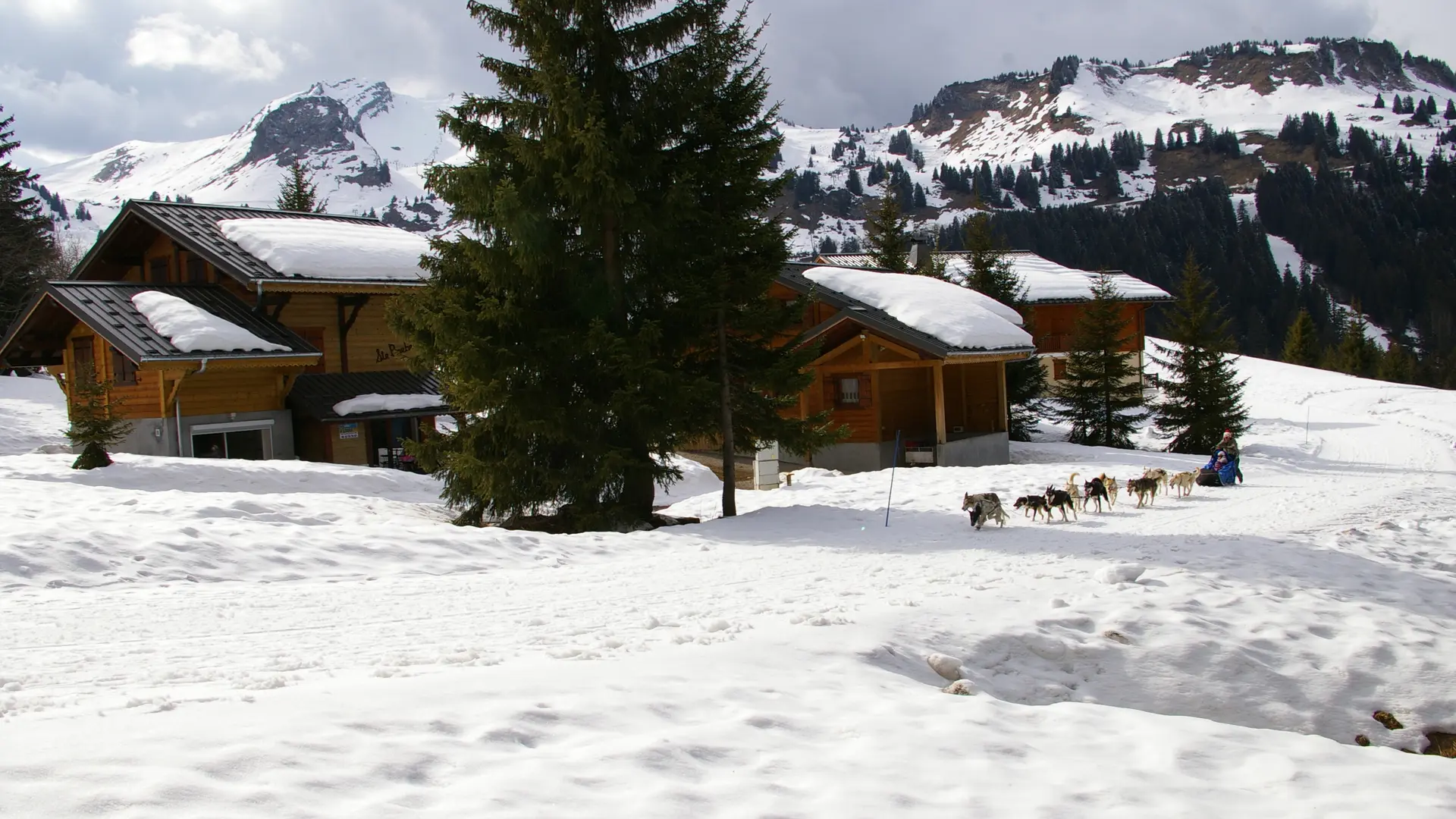 Chalet en hiver