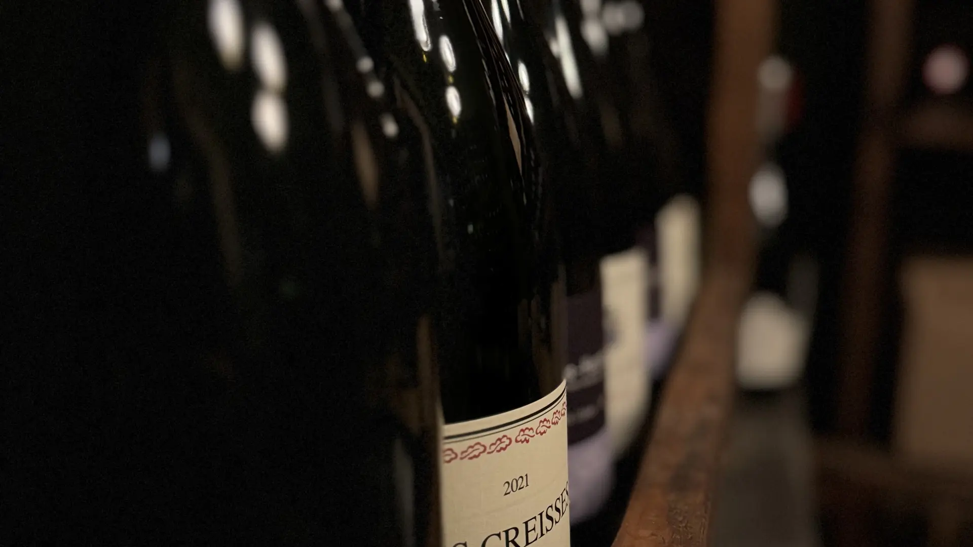 Bouteilles de vin - Restaurant l'Alpin Val d'Isère