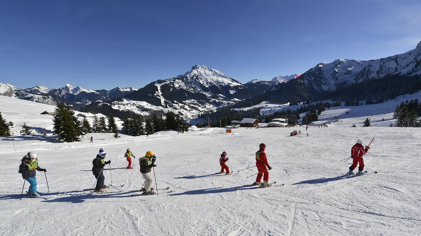 Cours ESF domaine skiable de l'Essert Abondance