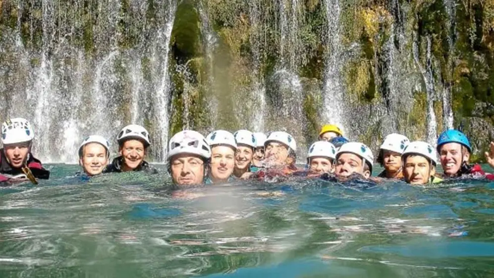 Canyoning groupe