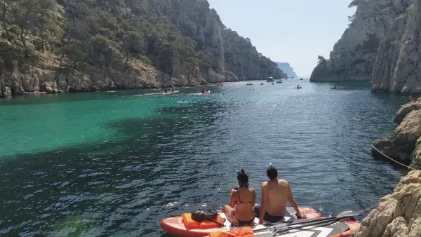 Stand Up Paddle guided tour calanques of Cassis