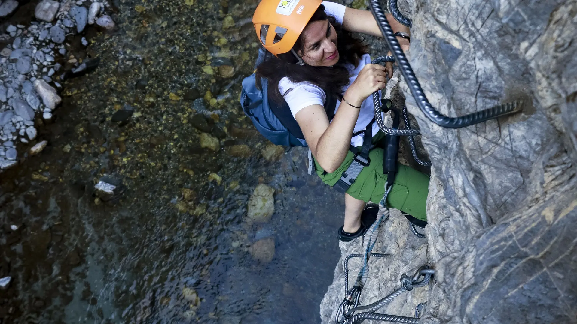 Progressez au dessus de la Durance en toute sécurité