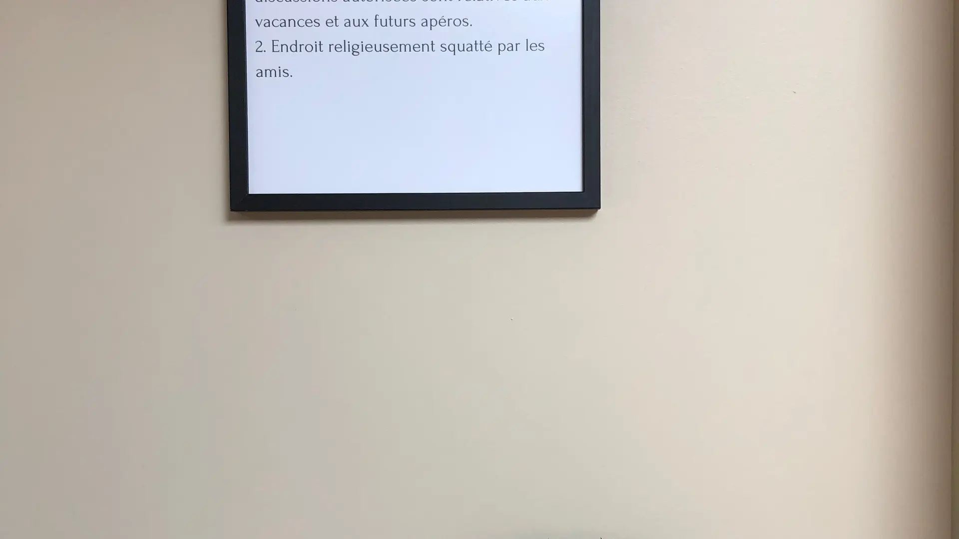 Déco : entrée intérieure SPA