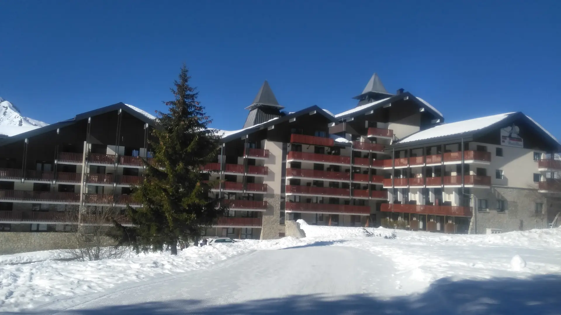 Résidence en hiver