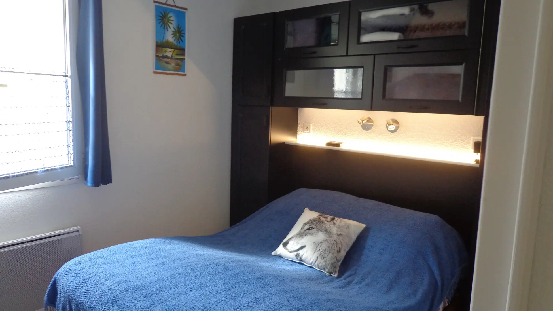 Chambre et lit éléctrique