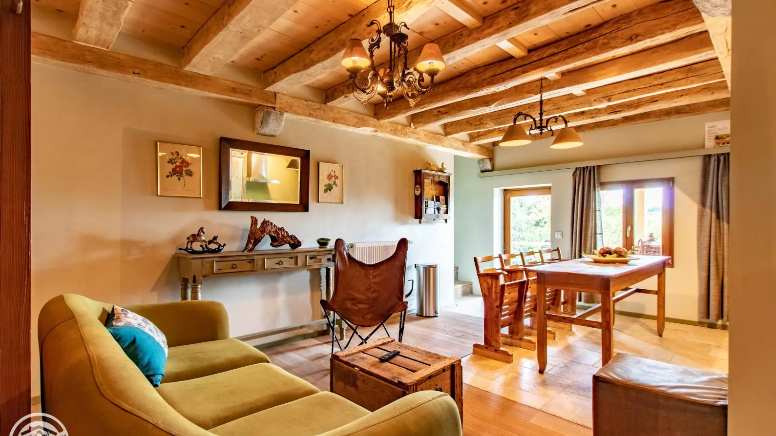 Pièce principale du gîte