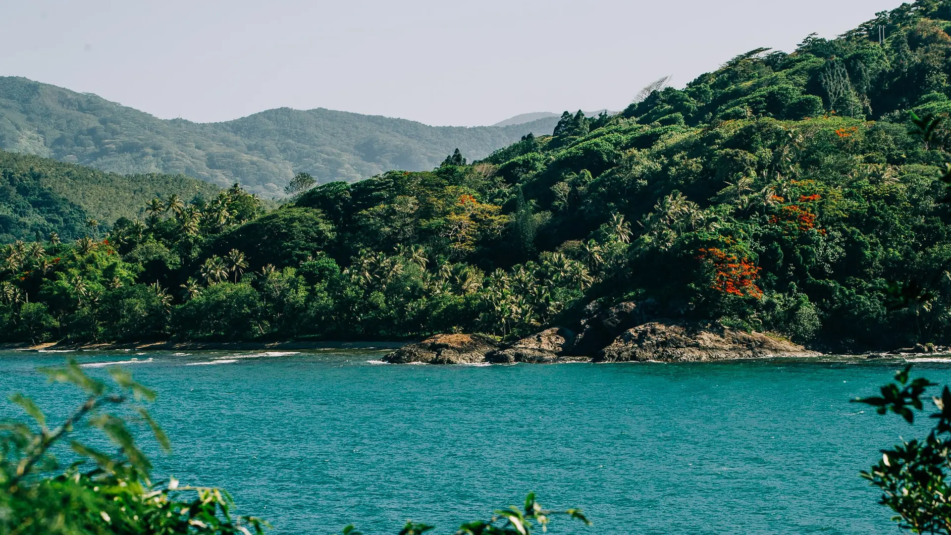 mer, lagon, baie, côte océanienne, Touho