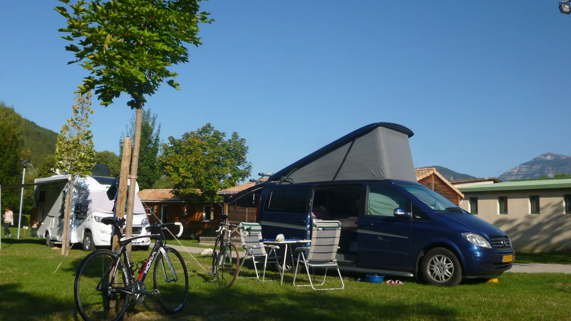 Emplacement camping