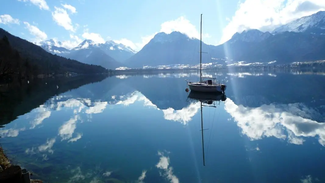 Reflets sur le lac