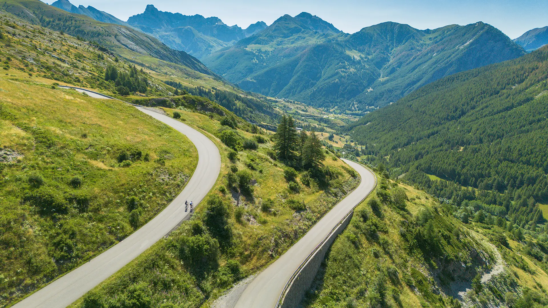 Ascension du col de Vars en vélo