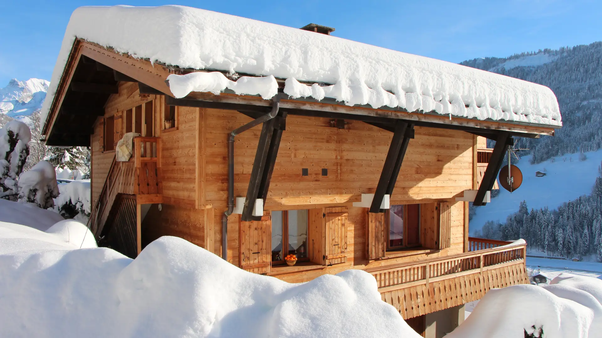 Extérieur chalet hiver-Etche Ona n°2-Le Grand-Bornand
