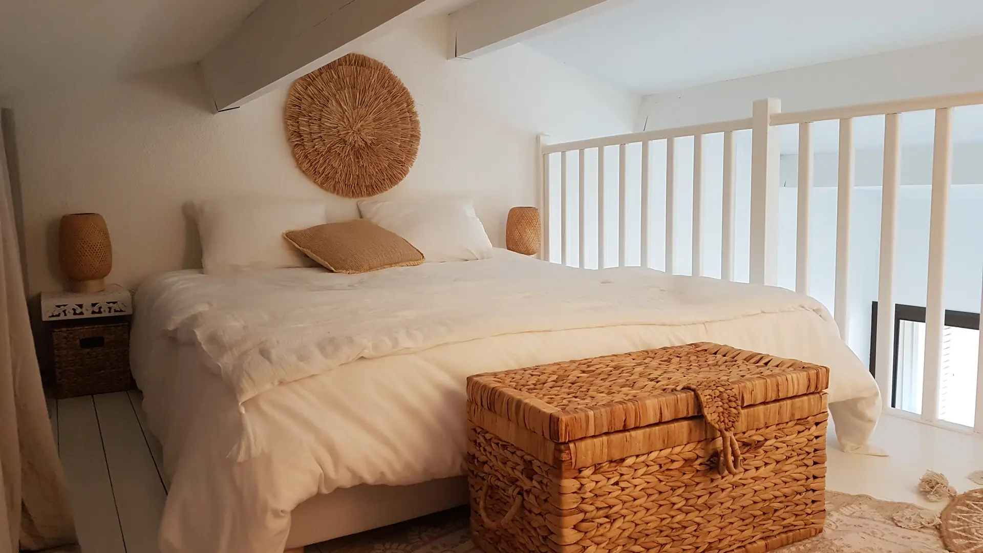 Chambre en mezzanine en sous pente