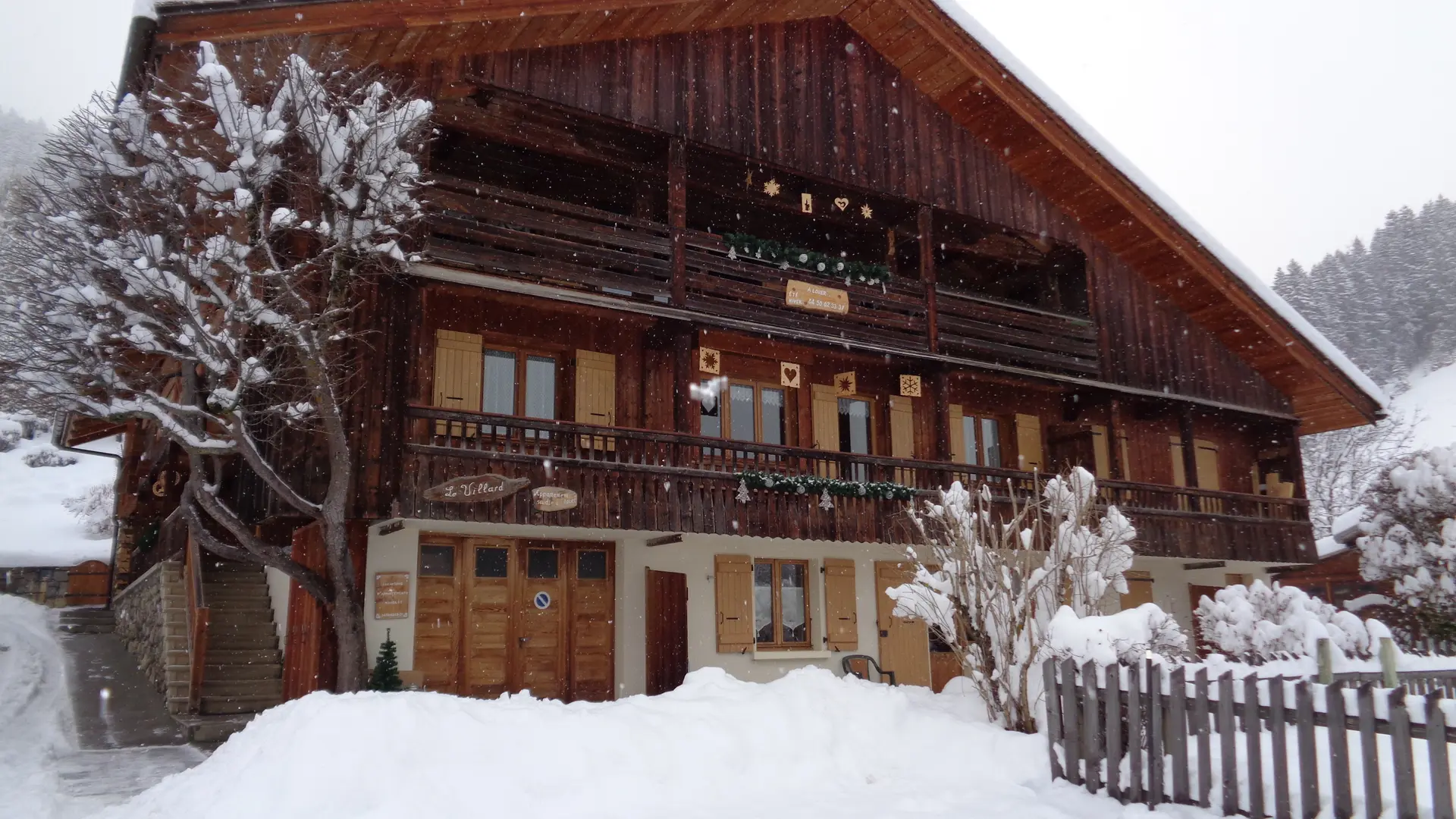 le chalet hiver